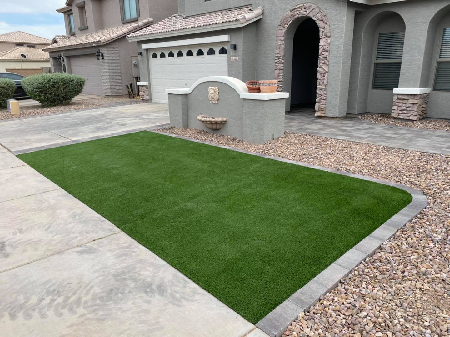 Artificial grass installation