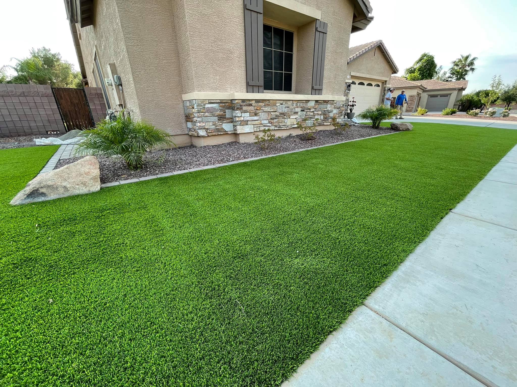 Paver patio installation