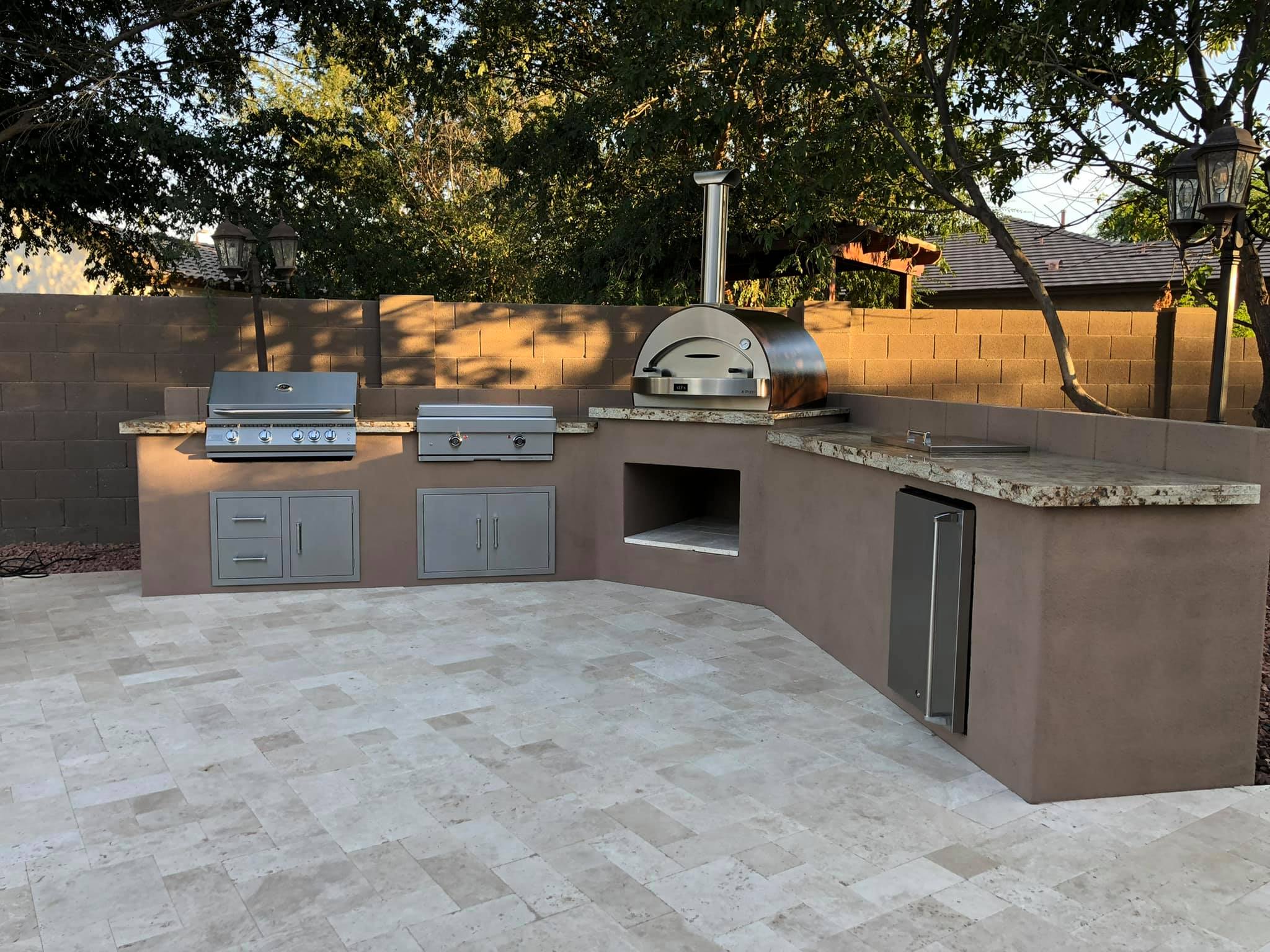 Outdoor kitchen design