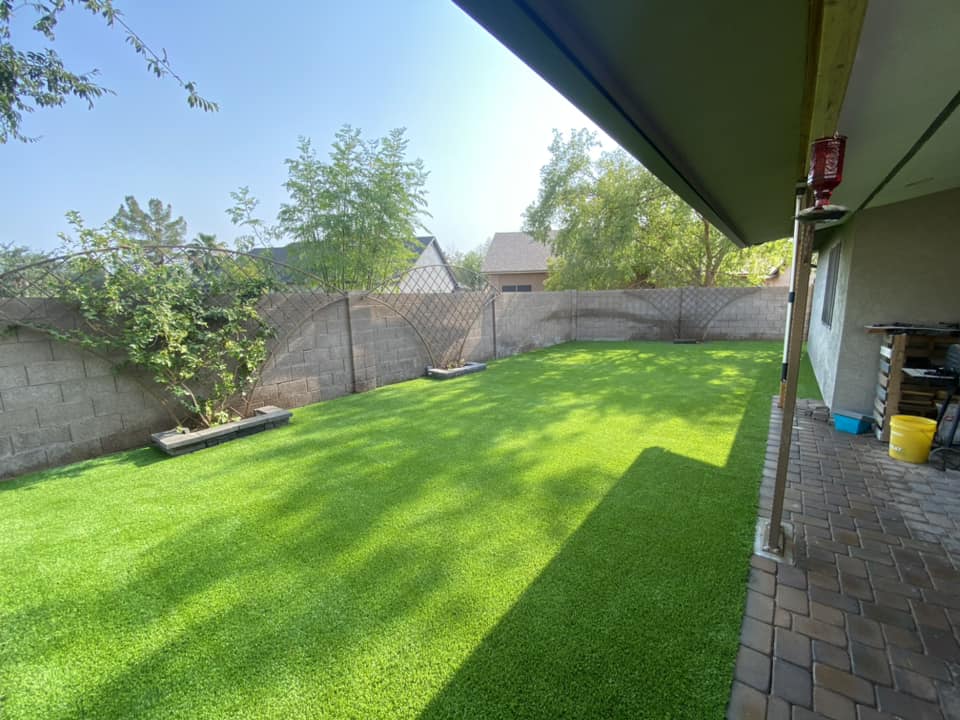 Complete backyard transformation
