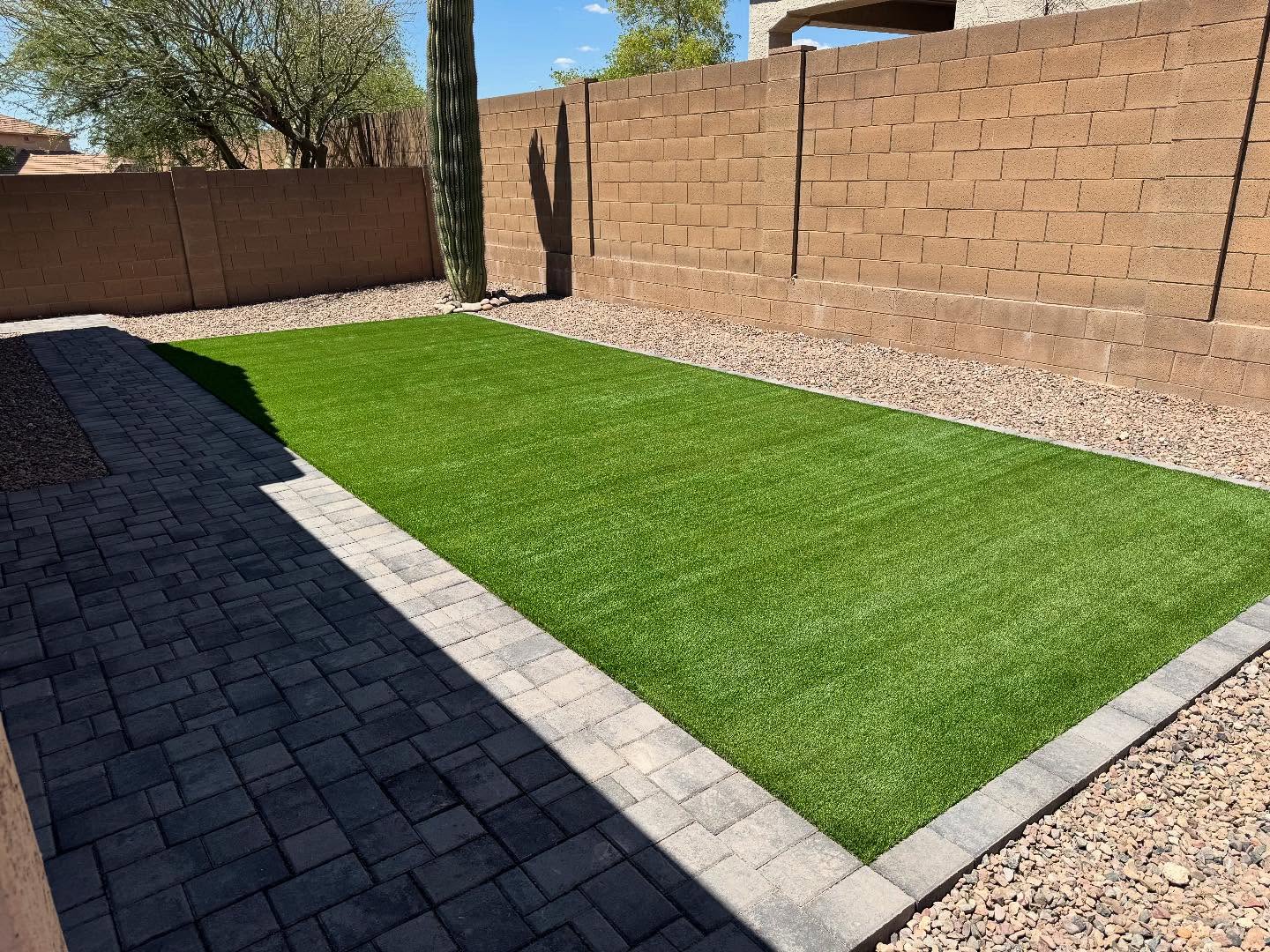 Artificial grass installation process