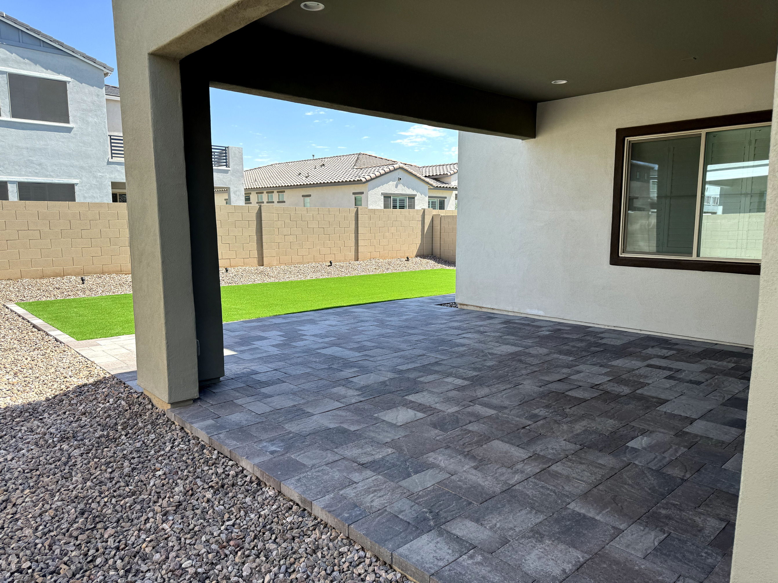 Completed landscape transformation Tempe